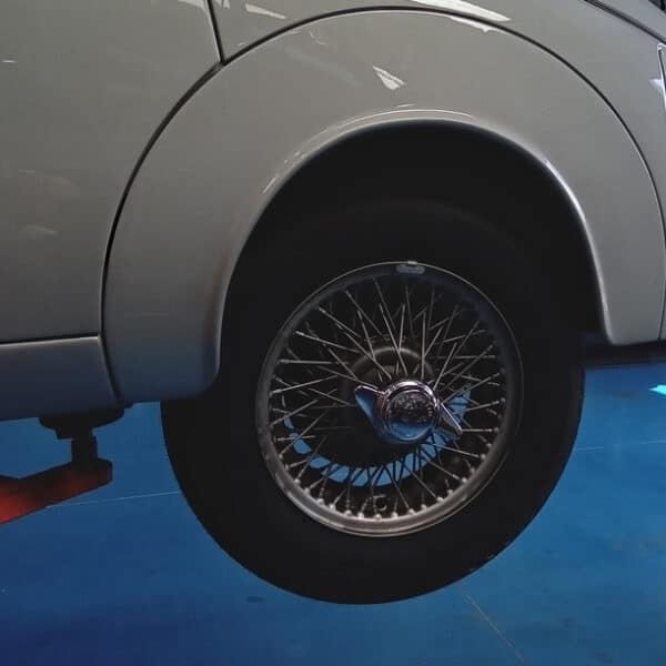 260625 1963 Jaguar Mk2 Nearside Caliper and Wheels On 2