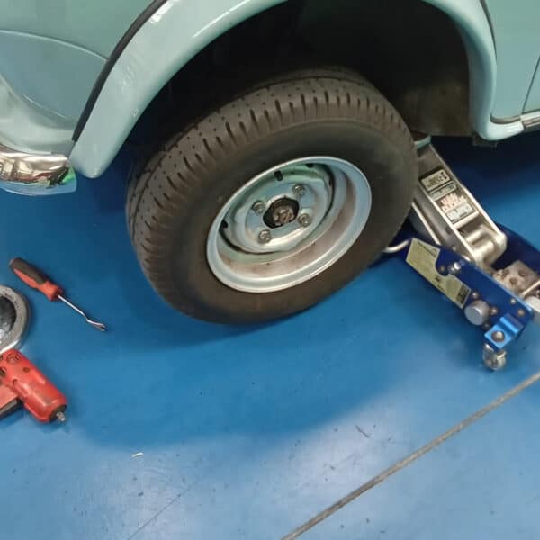 30062025 1981 Austin Morris Mini MOT repairs 4