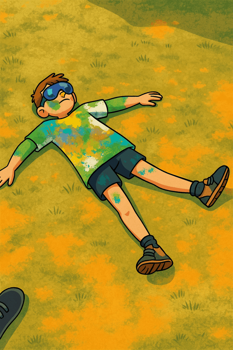 Rainbow Run 2025 Cartoon 1