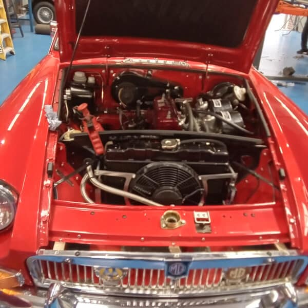 07072025 1968 MGB GT ervice and engine paint 1