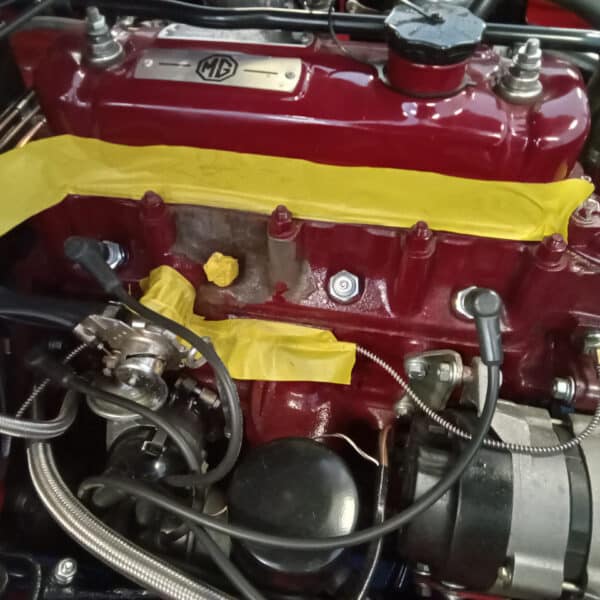 07072025 1968 MGB GT ervice and engine paint 9