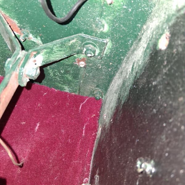 08.07.2025 1956 Jensen 541 Green Bonnet flap 1