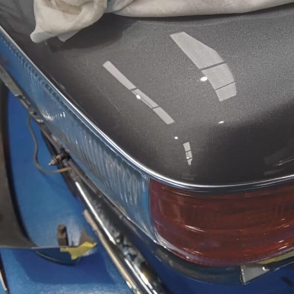08.07.2025 1987 Mercedes 500 SL Grey front end 5