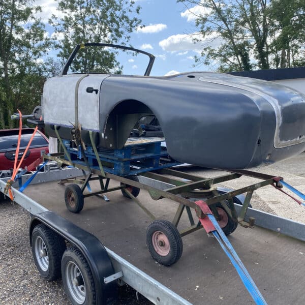 10.07.2025 1955 Aston Martin DB24 Drophead Coupe Red transport 2