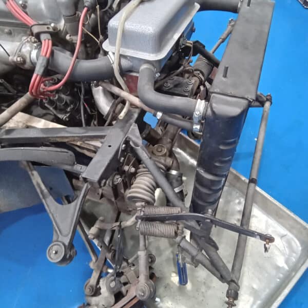 10.07.2025 1967 Jaguar E Type Cream Series 1 22 gearbox and engine removal 18
