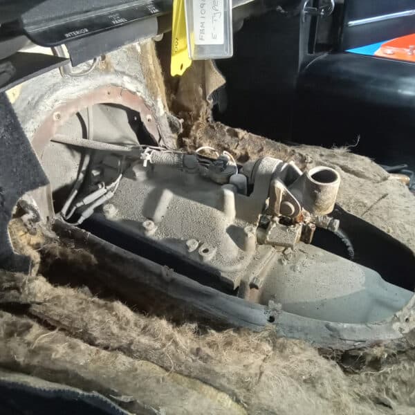 10.07.2025 1967 Jaguar E Type Cream Series 1 22 gearbox and engine removal 5