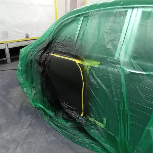 14072025 1965 Jaguar MK2 prime and dent repair 14