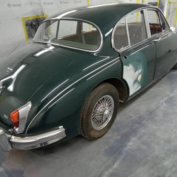 14072025 1965 Jaguar MK2 prime and dent repair 17