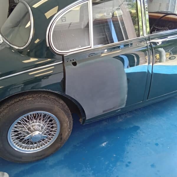 14072025 1965 Jaguar MK2 prime and dent repair 24