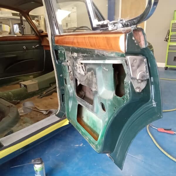 14072025 1965 Jaguar MK2 prime and dent repair 46