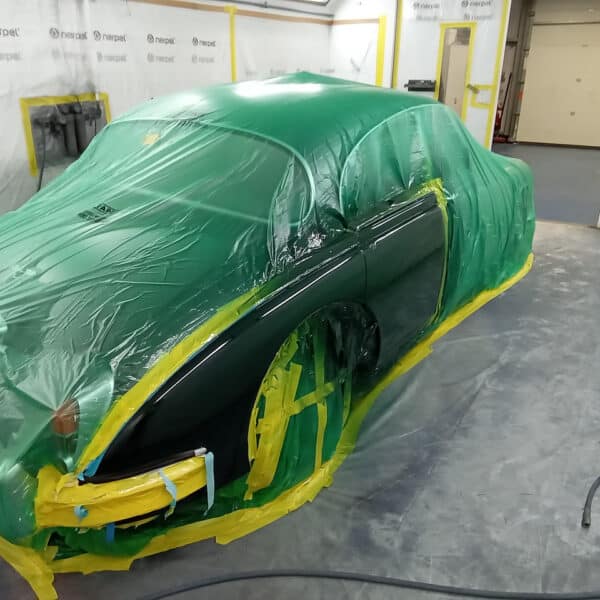 14072025 1965 Jaguar MK2 prime and dent repair 5