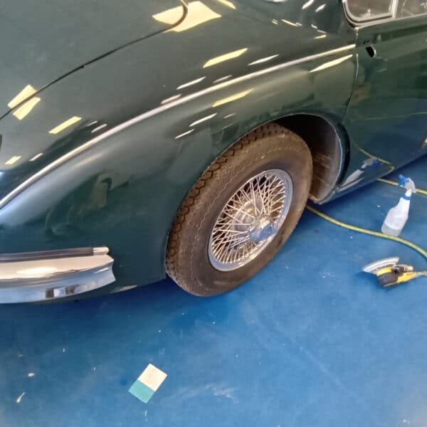 14072025 1965 Jaguar MK2 prime and dent repair 6