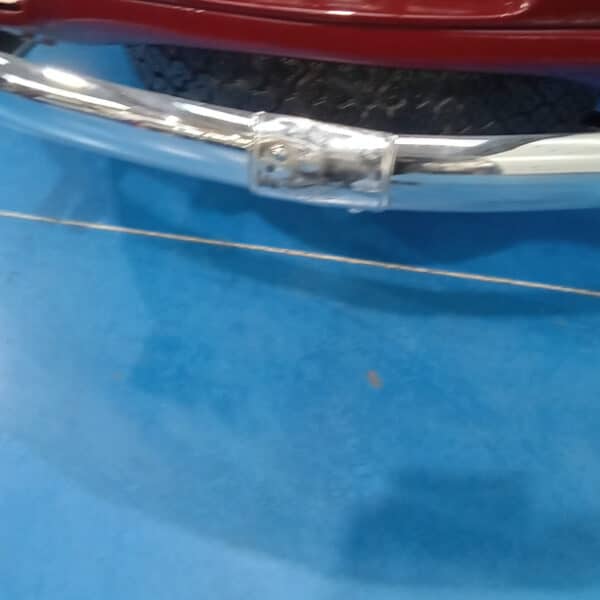 17.07.2025 1956 Jensen 541 Maroon rear bumper 1