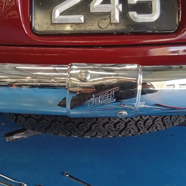 17.07.2025 1956 Jensen 541 Maroon rear bumper 14