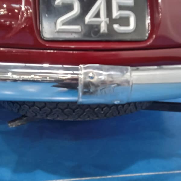 17.07.2025 1956 Jensen 541 Maroon rear bumper 2