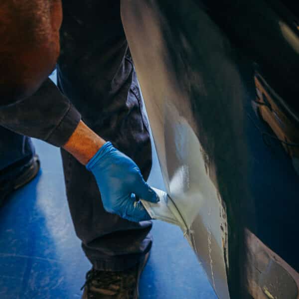 1965 Jaguar Mk2 Door Paint Repair 10
