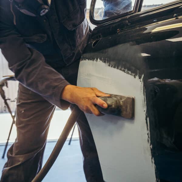 1965 Jaguar Mk2 Door Paint Repair 16