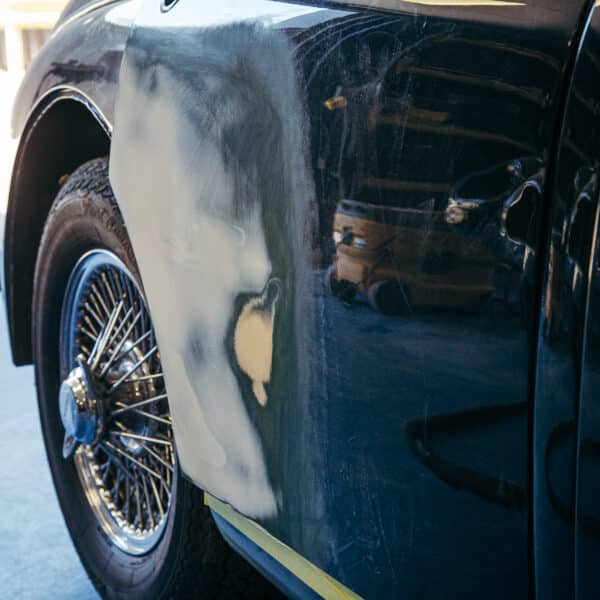 1965 Jaguar Mk2 Door Paint Repair 2