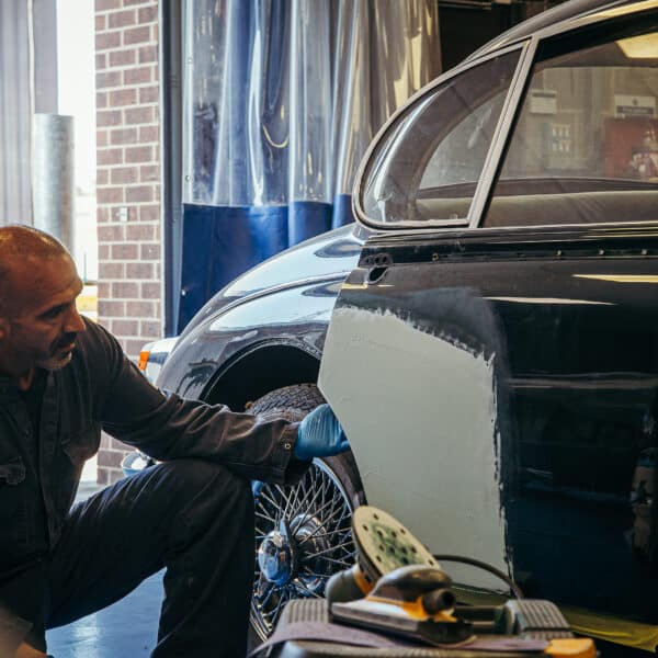 1965 Jaguar Mk2 Door Paint Repair 22