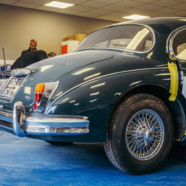1965 Jaguar Mk2 Door Paint Repair 23