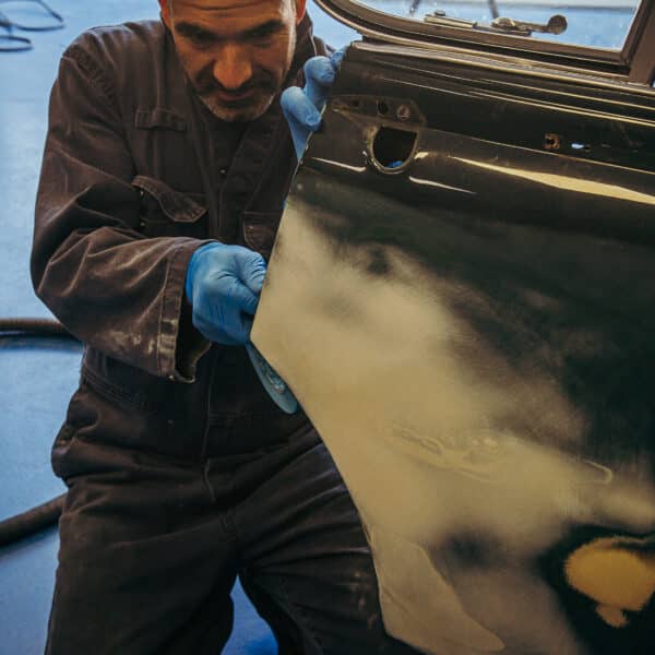 1965 Jaguar Mk2 Door Paint Repair 5
