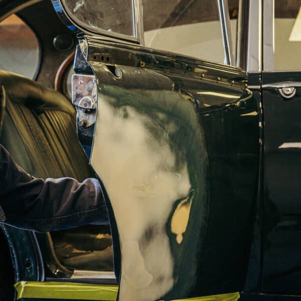 1965 Jaguar Mk2 Door Paint Repair