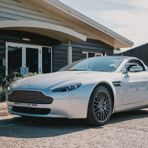 2009 Aston Martin V8 Vantage Roadster Arrival Photos