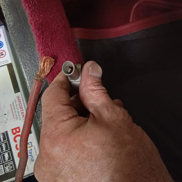24.07.2025 1956 Jensen 541 Maroon battery and start 1