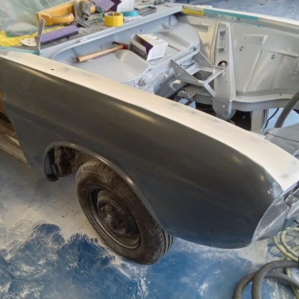 31.07.2025 1969 Audi 70L White filler work done 10