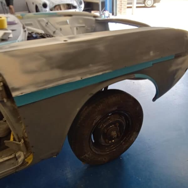 31.07.2025 1969 Audi 70L White filler work done 13