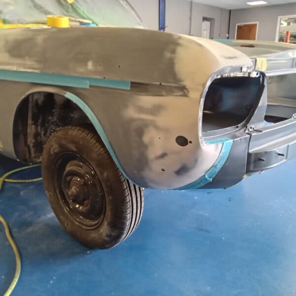 31.07.2025 1969 Audi 70L White filler work done 14