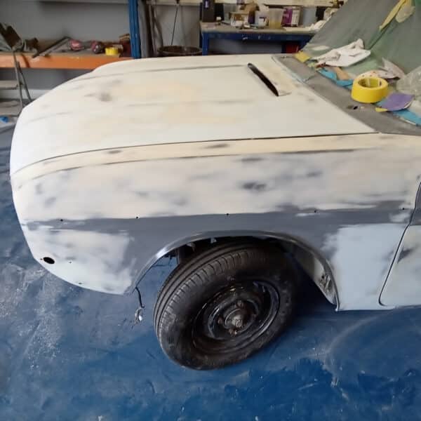 31.07.2025 1969 Audi 70L White filler work done 16
