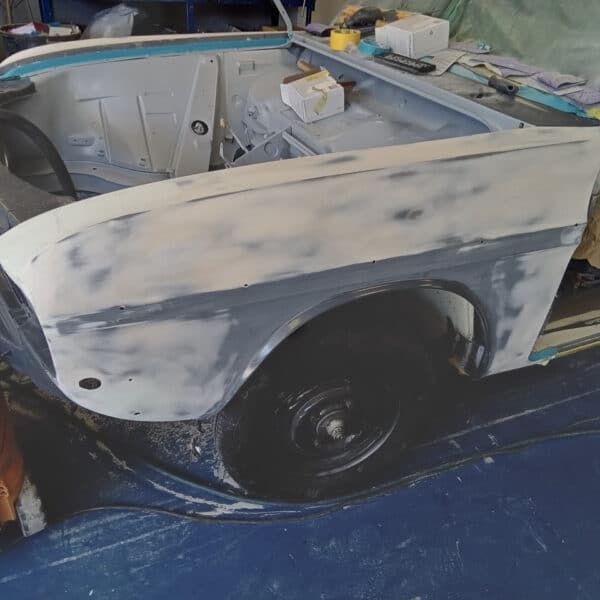 31.07.2025 1969 Audi 70L White filler work done 7