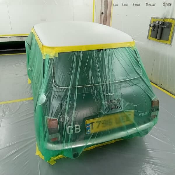 31072025 1999 Rover Mini roof painted 1