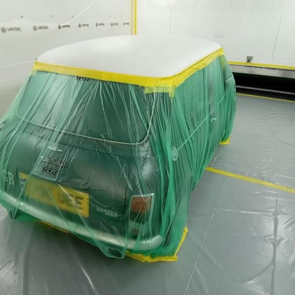 31072025 1999 Rover Mini roof painted 2