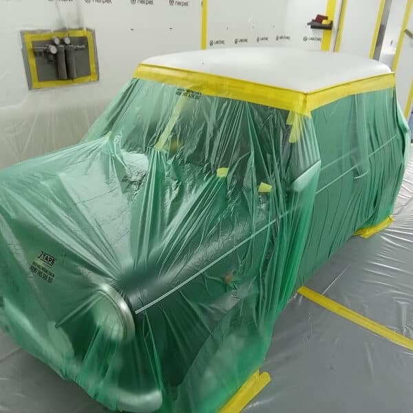 31072025 1999 Rover Mini roof painted 3
