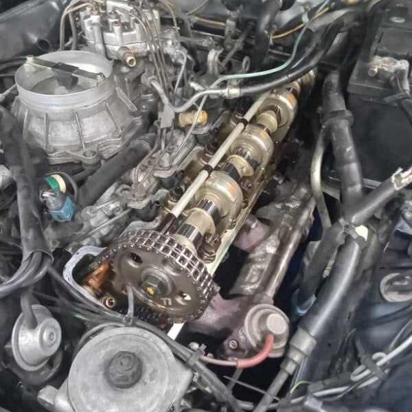07.08.2025 1985 Mercedes 500SL Blue Repairs 11