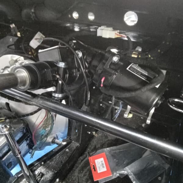 080825 1960 Jensen 541R B Post Trims Started Motor and Steering Column 6