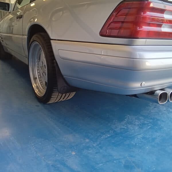 080825 1996 Mercedes SL600 Rear Bumper Paint Repair 19