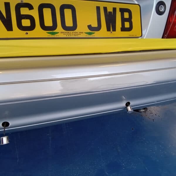 080825 1996 Mercedes SL600 Rear Bumper Paint Repair 3