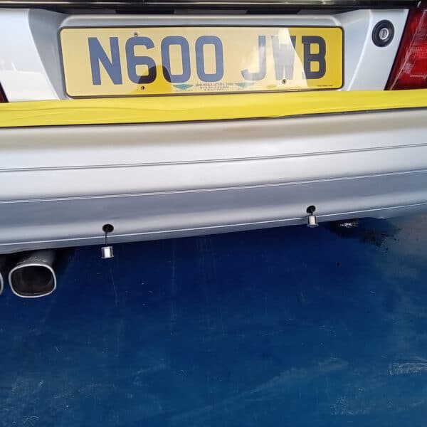 080825 1996 Mercedes SL600 Rear Bumper Paint Repair 5