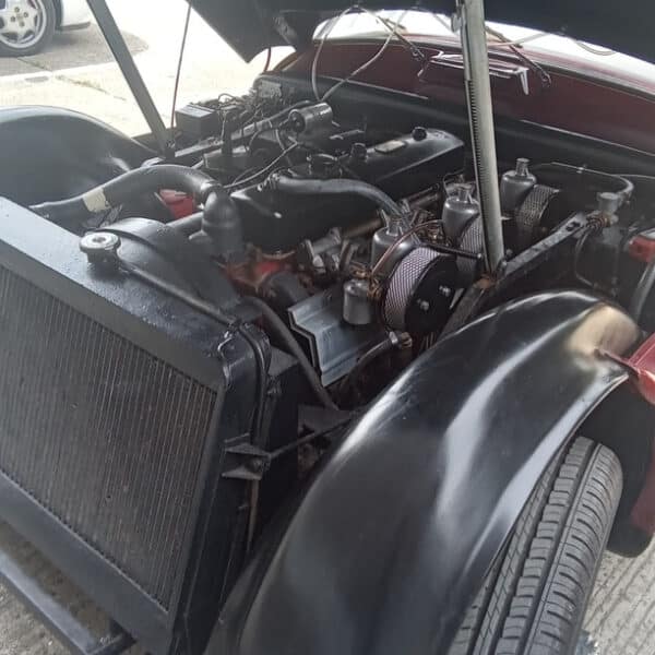 14.08.2025 1956 Jensen 541 Maroon running and tuning 14
