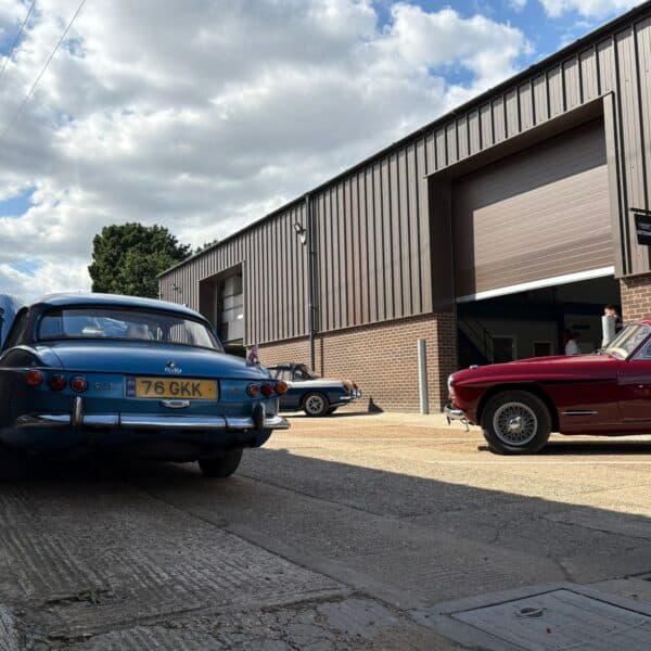140825 Jensen Owners Club two visitors 1