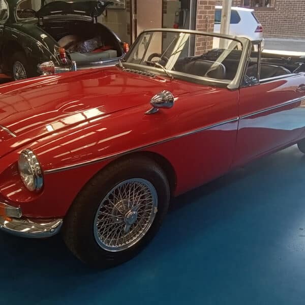 19.08.2025 1970 MGC Roadster Red Check Over 2