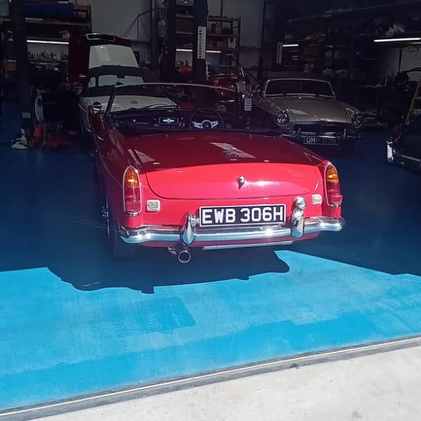 19.08.2025 1970 MGC Roadster Red Check Over 3