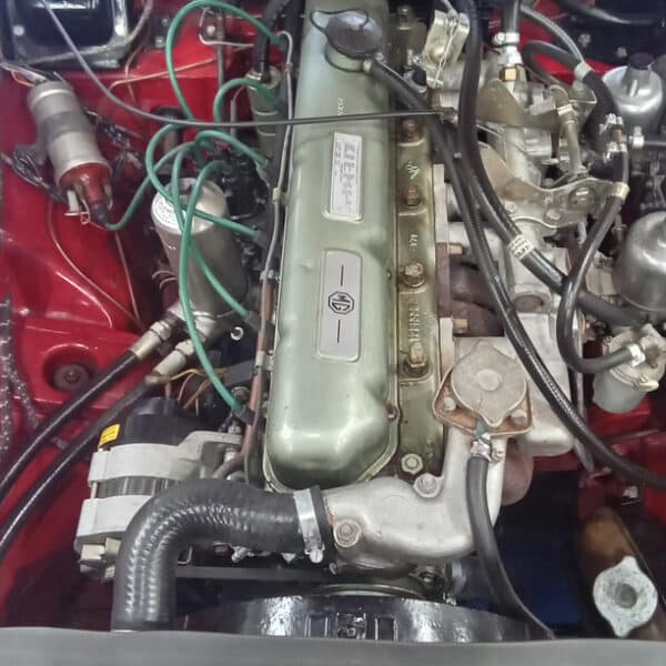 19.08.2025 1970 MGC Roadster Red Check Over 6