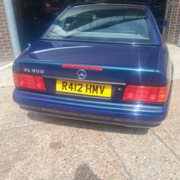 19.08.2025 1998 Mercedes Benz SL 500 replacing plates 1