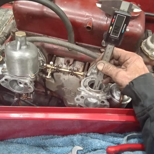 220825 1954 MG TF Fuel System Recommission 20