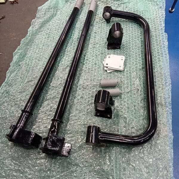 220825 1955 Aston Martin Drophead Brake Shoes Throttle Pedal Brake Pipes and Axle Straps 7