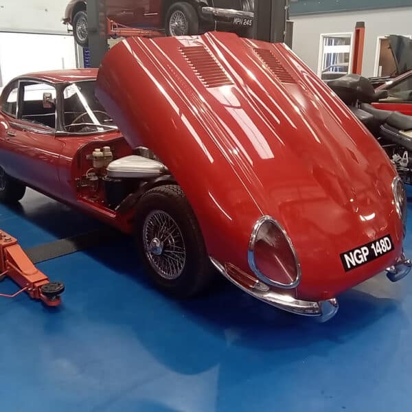 28.08.2025 1966 Jaguar E Type Red Series 1 22 Mot Failures 1
